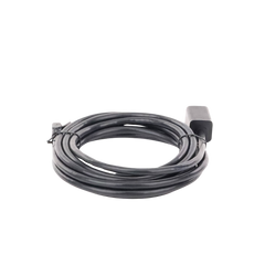 Cable de Extensión Cat6 RJ45 F/UTP / Macho a Hembra / 3 Metros (9.84 Pies) / Método de Conexión 568B / Velocidad de Transmisión 1000Mbps / Ancho de Banda del Canal 250MHz / Caja de Cobre / Negro