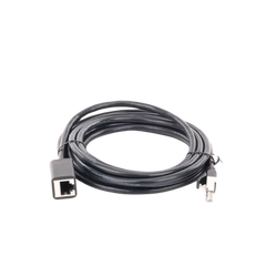 Cable de Extensión Cat6 RJ45 F/UTP / Macho a Hembra / 3m / Método de conexión 568B / Velocidad de transmisión 1000Mbps / Ancho de banda del canal 250MHz /Caja de Cobre / Negro