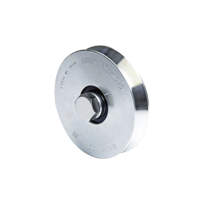 Rueda de 12 cm / Con Capacidad Para Puertas de Hasta 240 kg / Sin Soporte / Canal Tipo "V"