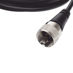 Montaje magnetico para antenas de 3/4" (Nmo), 5 m de cable RG-58A/U, conector UHF (PL-259) macho, diámetro de 5"