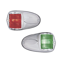 Set de Luces Laterales de Montaje Horizontal con Carcasa de Acero para Embarcaciones a Motor de Menos de 12 Metros