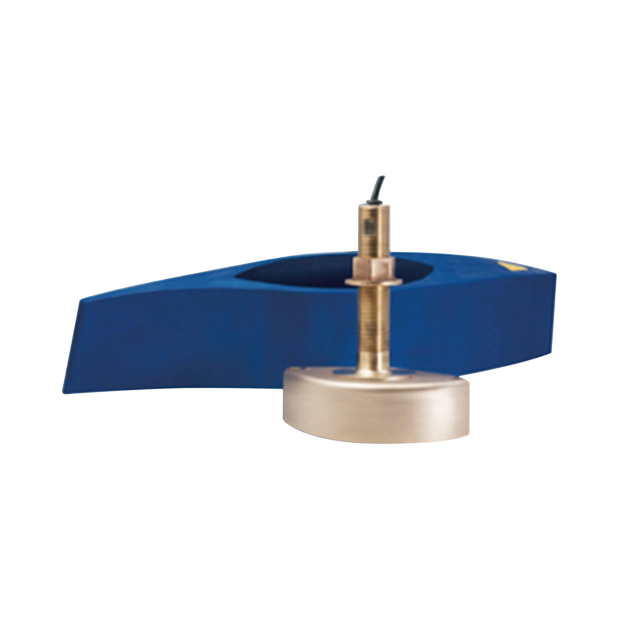 Sensor de Profundidad y Temperatura B258 / 1 kW RMS / Frecuencias Duales 50-200 kHz / Rango de Profundidad 500 m / Bronce / Instalación Thru-Hull / Compatible con Ecosonda BSM-1