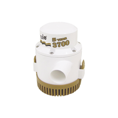 Bomba sumergible de achique serie gold de 3700 galones por hora a 12 Volts de corriente directa.