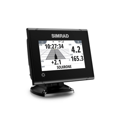 Sistema GPS Simrad P2005 con Antena GS70 / Pantalla Táctil a Color 5 Pulgadas / GPS + GLONASS / Navegador y Brújula GPS / Compatible con Radar, ECDIS y Autopiloto / Conexión Directa con Antena / Escalable con MX Junction Box