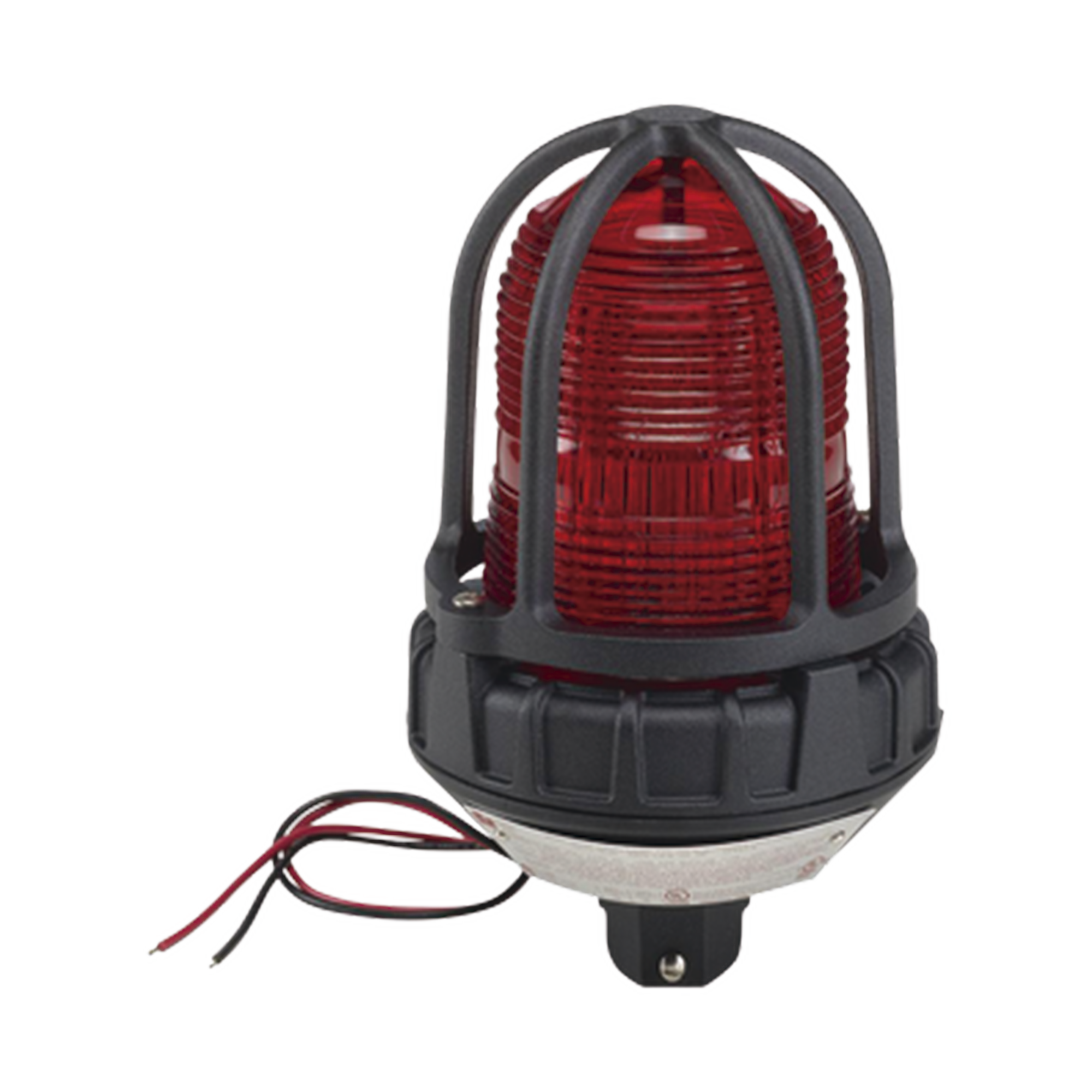 Luz estroboscópica para ubicaciónes peligrosas,  montaje tipo tubo, 120 VCA, color Rojo