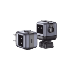 Cargador Mini GaNRobot 30W serie UNO | 1 USB-C de Carga Rápida | Tecnología GaN II | Multiprotocolo PD/QC/SCP/FCA | Carga Inteligente | Pantalla LED | Zapato Magnético Extraíble | Thermal Guard | Color Negro.