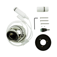 Cámara Marina IP CAM-1 / Resolución 1920x1080 / Lente Gran Angular 1.8 mm / IR LEDs 10 mts / Carcasa Acero Inoxidable 316 / POE o 12V / Compatible con Simrad NSSevo3™/3S™ y NSOevo3™/3S™