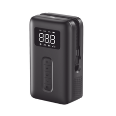 Inflador de Neumáticos | Compresor de Aire Portátil |  Bomba de Aire de 150 PSI | Flujo de Aire de 15L/Min | Con Batería Integrada | Cuenta con Luz LED | Ideal para coches, bicicletas, pelotas de motocicleta.