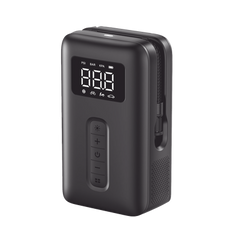 Inflador de Neumáticos | Compresor de Aire Portátil |  Bomba de Aire de 150 PSI | Flujo de Aire de 15L/Min | Con Batería Integrada | Cuenta con Luz LED | Ideal para coches, bicicletas, pelotas de motocicleta.