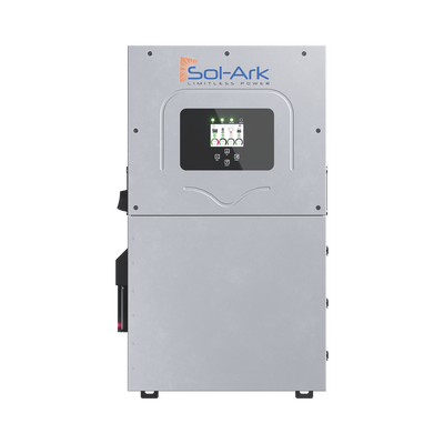 Inversor Hibrido SOL-ARK, 15 Kw, 220 Vcc, Fase Dividida,  WIFI incluido, IP65, Entrada de Baterías a 48 Vcc
