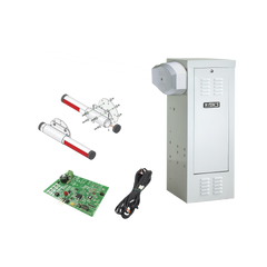 Kit de Barrera Vehicular 1601 de Uso CONTINUO Con Mástil de Aluminio 4 Metros / Incluye Sensor de Masa y Loop.