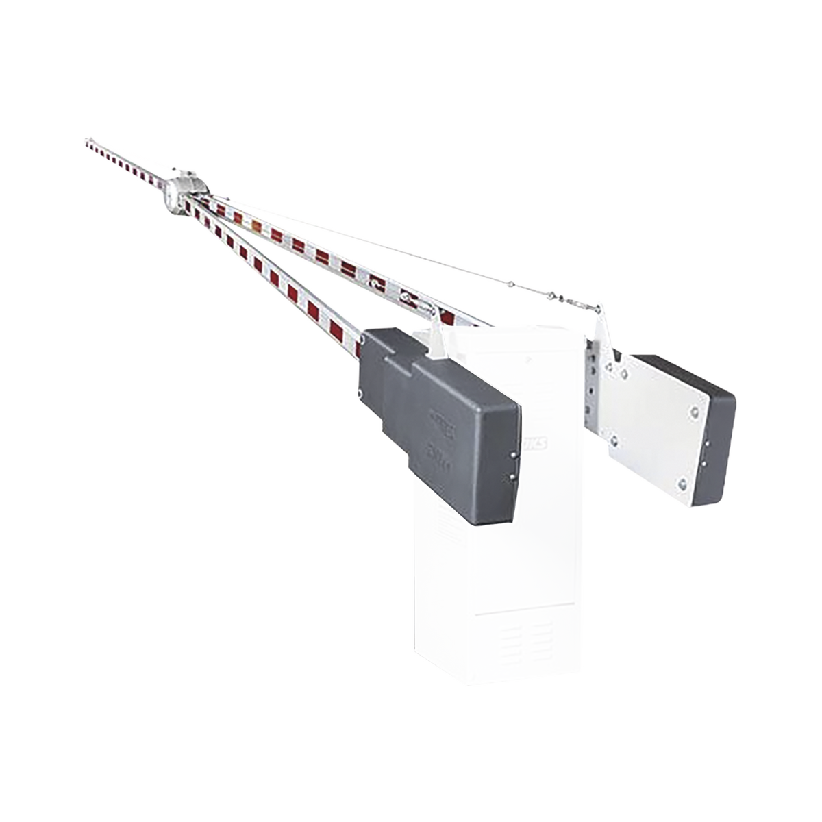 Brazo Octogonal de Aluminio de 3 Piezas / Longitud 24 pies / Solo Compatible con Barrera 1602