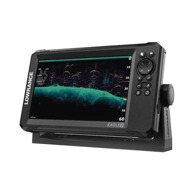 Eagle-9 ecosonda en pantalla horizontal IPS de 9 pulgadas, incluye transductor skimmer 50/200 kHz