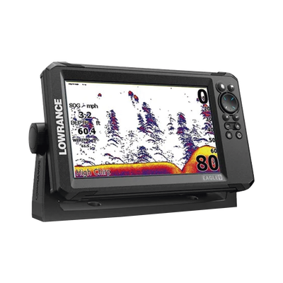 Eagle-9 ecosonda en pantalla horizontal IPS de 9 pulgadas, incluye transductor skimmer 50/200 kHz