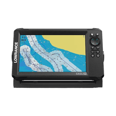 Eagle-9 ecosonda en pantalla horizontal IPS de 9 pulgadas, incluye transductor skimmer 50/200 kHz