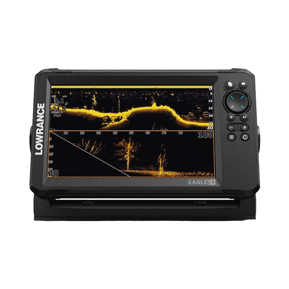 Eagle eye 9 ecosonda en pantalla horizontal IPS de 9 pulgadas, incluye transductor ojo de águila
