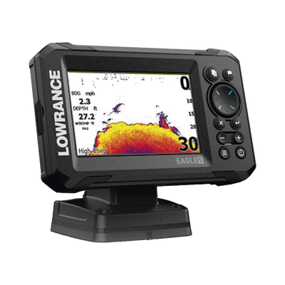 Eagle-5 ecosonda en pantalla horizontal IPS de 5 pulgadas, incluye transductor skimmer 50/200 kHz