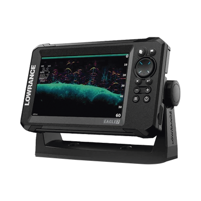 Eagle-7 ecosonda en pantalla horizontal IPS de 7 pulgadas, incluye transductor skimmer 50/200 kHz