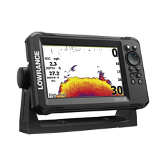 Eagle-7 ecosonda en pantalla horizontal IPS de 7 pulgadas, incluye transductor skimmer 50/200 kHz