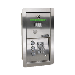 Audioportero Telefónico DKS Con Directorio / 100 Números Telefónicos / Control Para 2 Puertas / Gabinete Para Empotrar / Marcación a 16 Digitos / Linea análoga o digital
