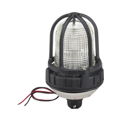 Luz de advertencia LED para ubicaciónes peligrosas, montaje tipo tubo, 24 VCD, LED color Claro