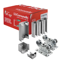 KIT para puertas autoportantes de hasta 3 m y 600 kg con guia para puertas corredizas