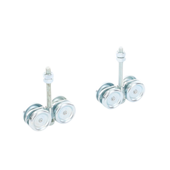 ECO KIT 4C - M / Kit de Carretillas de Cuatro Ruedas / Carga Soportada de 150 lbs / Incluye Dos Carretillas Para Puertas Colgantes