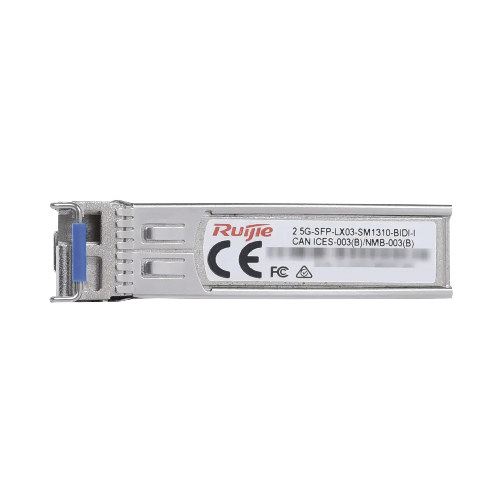 Transceptor Lado (A) un Hilo BiDi SFP 2.5Gb LC Monomodo Tx 1310nm / Rx 1550nm, hasta 3km