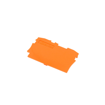 Placa final e intermedia; espesor 0,8 mm; naranja