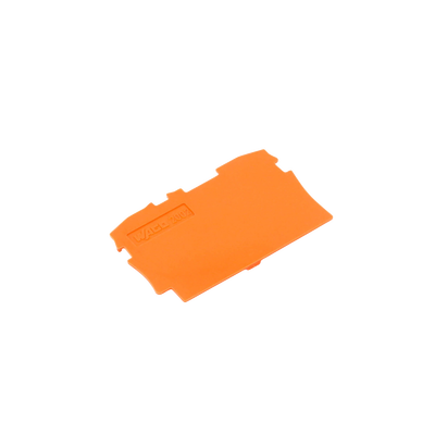 Placa final e intermedia; espesor 0,8 mm; naranja