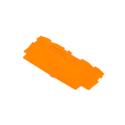 Placa final e intermedia; espesor 0,8 mm; naranja