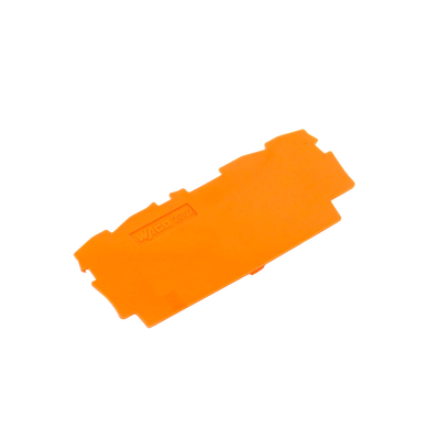 Placa final e intermedia; espesor 0,8 mm; naranja