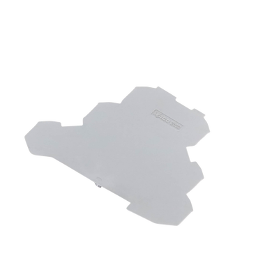 Placa final e intermedia; espesor 0,8 mm; gris