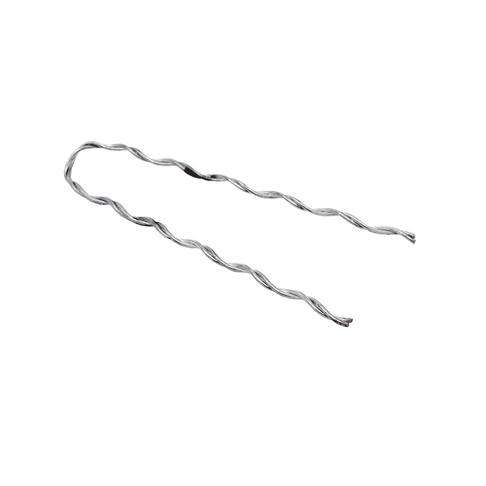 Remate Preformado para Fibra Óptica Mini Figura 8, Span 80 m, para mensajero de acero con diámetro &Phi; 1.6  mm - 1/16"