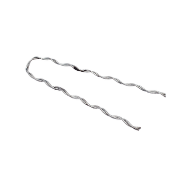 Remate Preformado para Fibra Óptica Mini Figura 8, Span 80 m, para mensajero de acero con diámetro Φ 1.6  mm - 1/16"