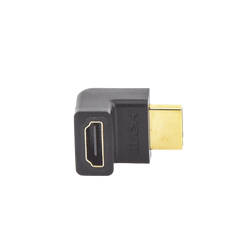 Adaptador HDMI de 90 Grados Macho a Hembra / Hacia Arriba / HDMI 2.0  4K@60Hz / Proporciona Flexibilidad Sin Doblar los Cables HDMI