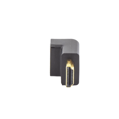 Adaptador HDMI de 90 Grados Macho a Hembra / Hacia Arriba / HDMI 2.0  4K@60Hz / Proporciona Flexibilidad Sin Doblar los Cables HDMI