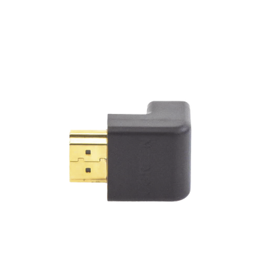 Adaptador HDMI de 90 Grados Macho a Hembra / Hacia Arriba / HDMI 2.0  4K@60Hz / Proporciona Flexibilidad Sin Doblar los Cables HDMI