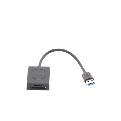 Lector de tarjetas USB-A 3.0 a MicroSD (TF) / SD | 5Gbps | Soporta hasta 2TB | Soporta Windows/Mac OS/Linux/Android | Lectura de Tarjetas Simultánea | No Requiere Controlador | Cable de 15cm.