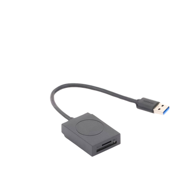 Lector de tarjetas USB-A 3.0 a MicroSD (TF) / SD | 5Gbps | Soporta hasta 2TB | Soporta Windows/Mac OS/Linux/Android | Lectura de Tarjetas Simultánea | No Requiere Controlador | Cable de 15cm.
