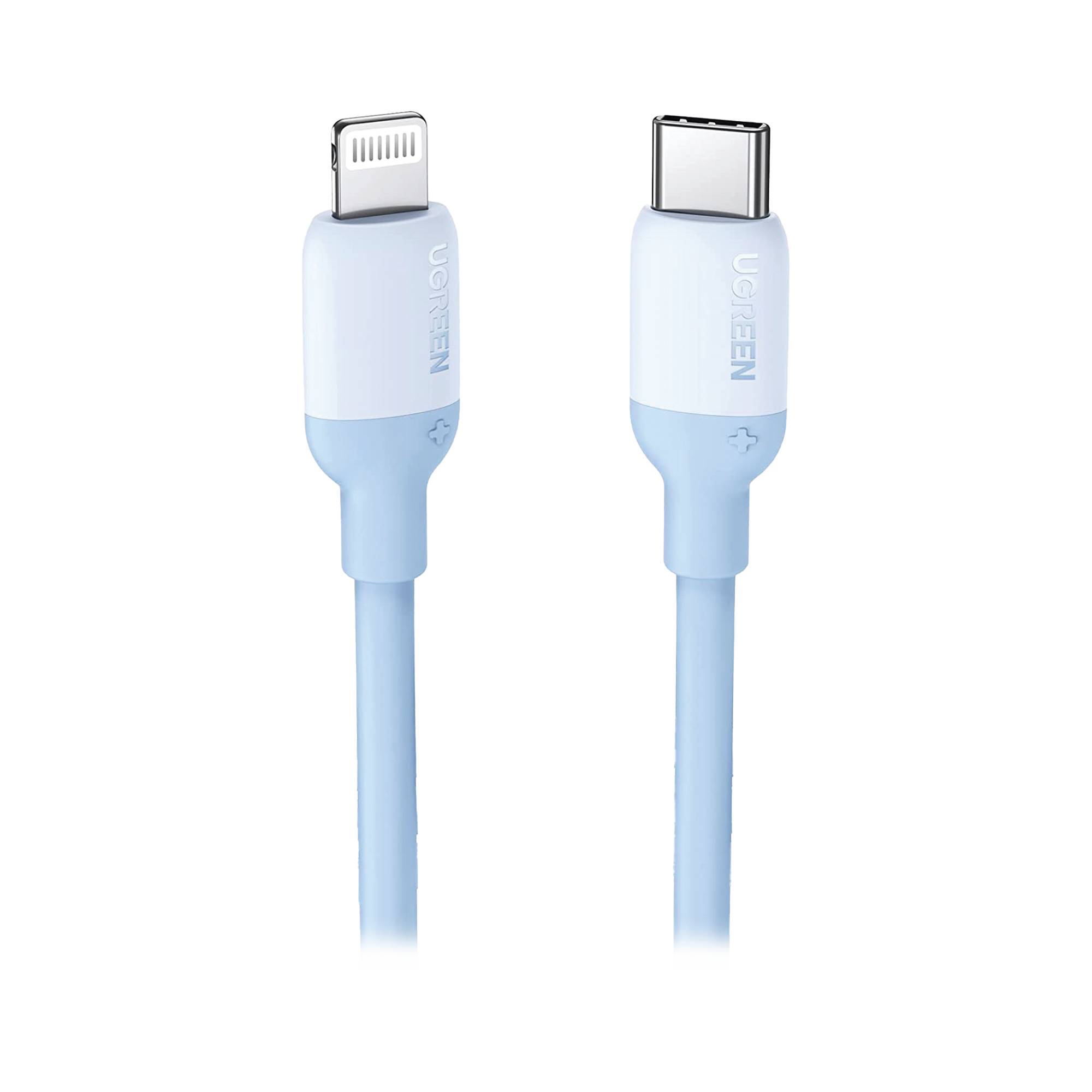 Cable USB-C a Lightning / Certificado MFi / 1 Metro / Adecuado para iPhone, iPad, iPod / Carga Rápida PD 20W /  Sincronización de Datos de hasta 480 Mbps / Goma de Silicona y  TPE. / Suave al Tacto / Color Navy Blue