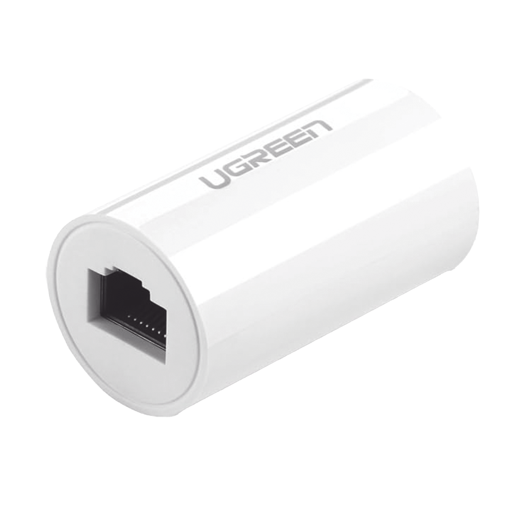 Acoplador y Protector (Extensor de Cable Ethernet RJ45) | 1000Mbps | Compatibilidad con Cat7/Cat6/Cat5e | Compatible con POE | Ignífugo | ABS | Color Blanco