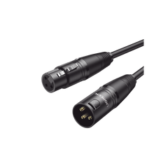 Cable para Micrófono XLR Tipo Canon Macho a Hembra | 5 Metros Plug & Play | Anti interferencias | Triple Blindaje | Alta Calidad | Color Negro