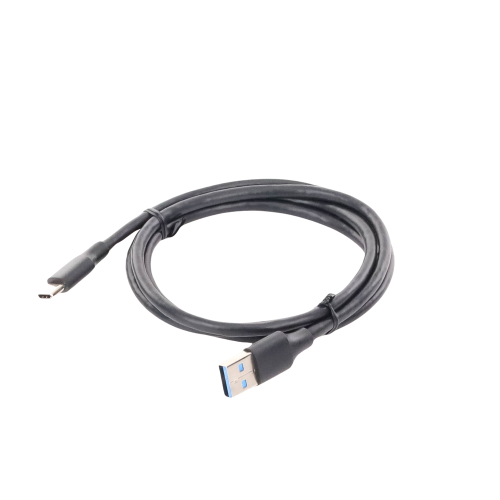 Cable USB-A a USB-C | 1 Metro | Carga y Sincronización de Datos | Carga Rápida 60W | Datos 5 Gbps | QC 3.0/2.0 | FPC | AFC | Protección Integrada | Duradero y Flexible| Caja ABS | Cubierta de TPE | Color Negro.