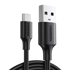 Cable USB-A a USB-C | 2 Metros | Carga y Sincronización de Datos | Carga Rápida 60W | Datos 5 Gbps | QC 3.0/2.0 | FPC | AFC | Protección Integrada | Duradero y Flexible| Caja ABS | Cubierta de TPE | Color Negro.