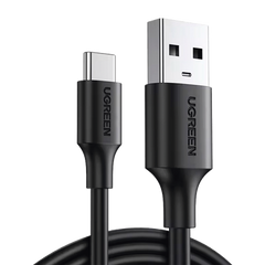 Cable USB-A a USB-C | 2 Metros | Carga y Sincronización de Datos | Carga Rápida 60W | Datos 5 Gbps | QC 3.0/2.0 | FPC | AFC | Protección Integrada | Duradero y Flexible| Caja ABS | Cubierta de TPE | Color Negro.