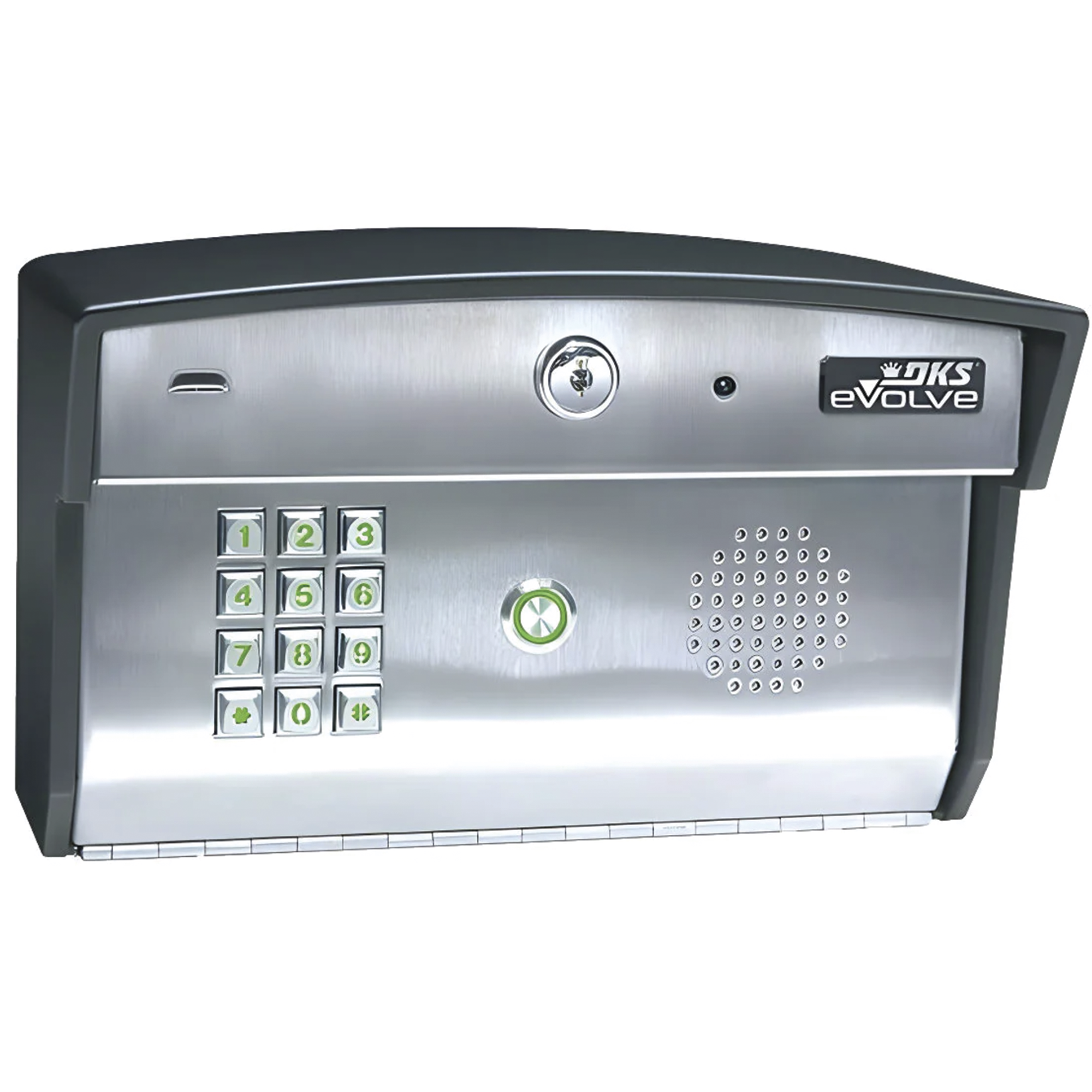 Sistema video entry residencial, 10 residentes, programable a 4 o 5 digitos