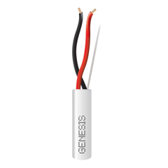 Bobina de 152 Metros de Cable / 2 x 18 AWG / Riser / Color Blanco / Para Aplicaciones en Alarmas de Intrusión, Control de Acceso, Automatización, Interfonos, TV Porteros, Audio y Voceo