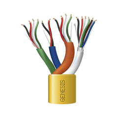 Carrete de Cable de 305 Metros / Color Amarillo / Compuesto por  6 x 22 AWG blindado, 4 x 18 AWG, 4 x 22 AWG, y 2 x 22 AWG / Para Aplicaciones en Control de Acceso