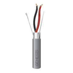 Bobina de 305 Metros / Cable 2 x 18 AWG / Color Gris / Blindado / Riser / Aplicaciones de Audio Control de Acceso y Automatización